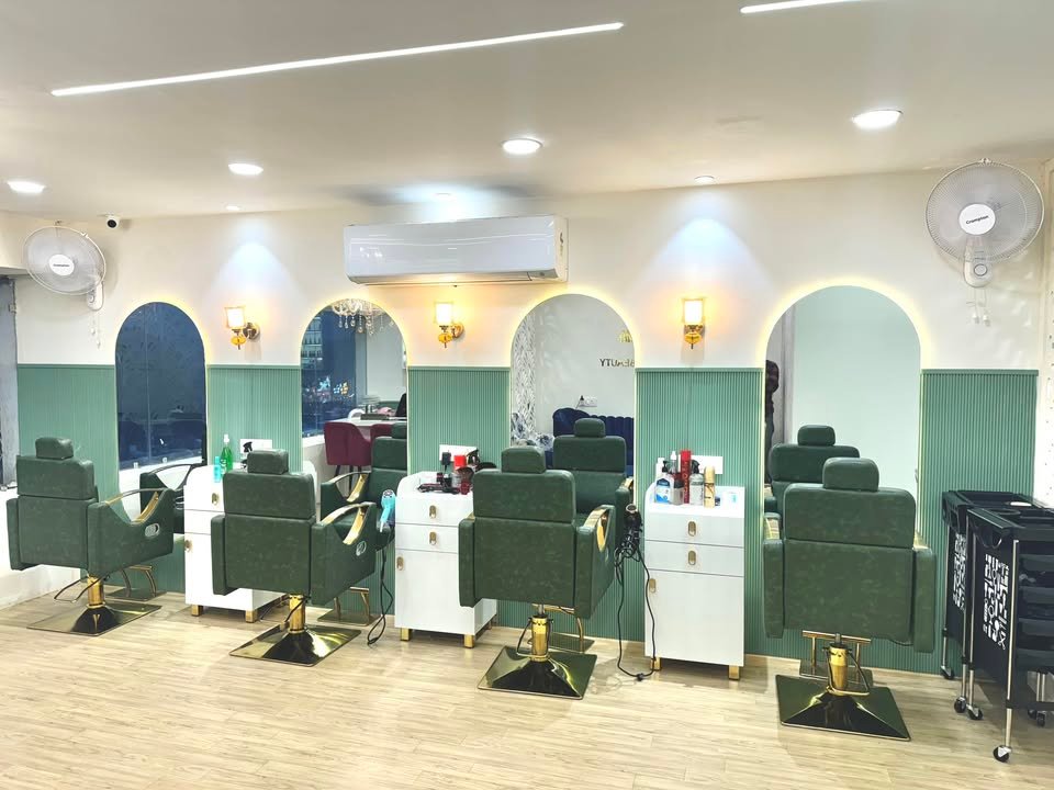 Inside the Elite Beauty salon, Sector 61 Mohali